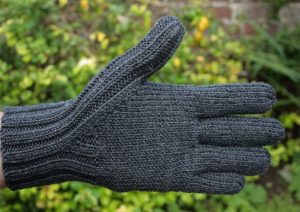 easy knitting pattern for men's gloves