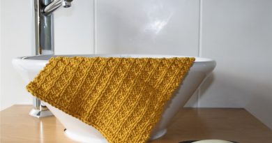 free knitting pattern cotton washcloth