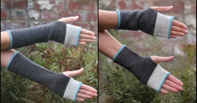 fingerless gloves arm wrist warmers