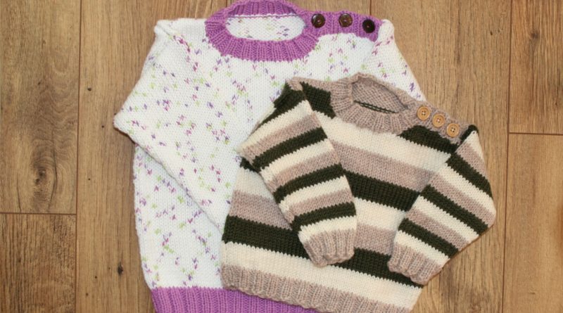Super baby sweater – easy knitting pattern