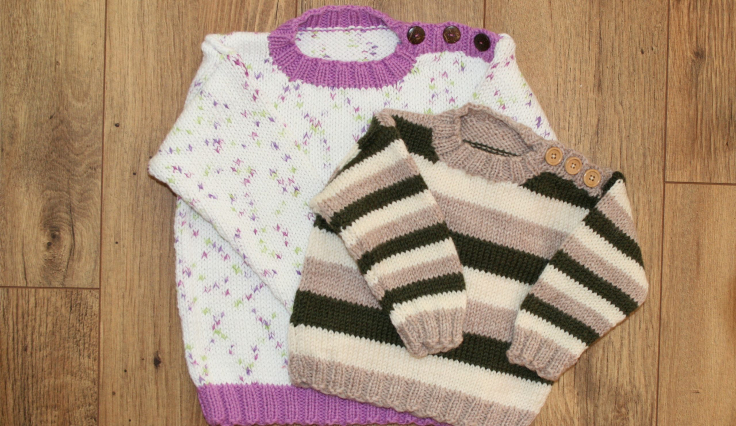 Easy knit best sale baby sweater